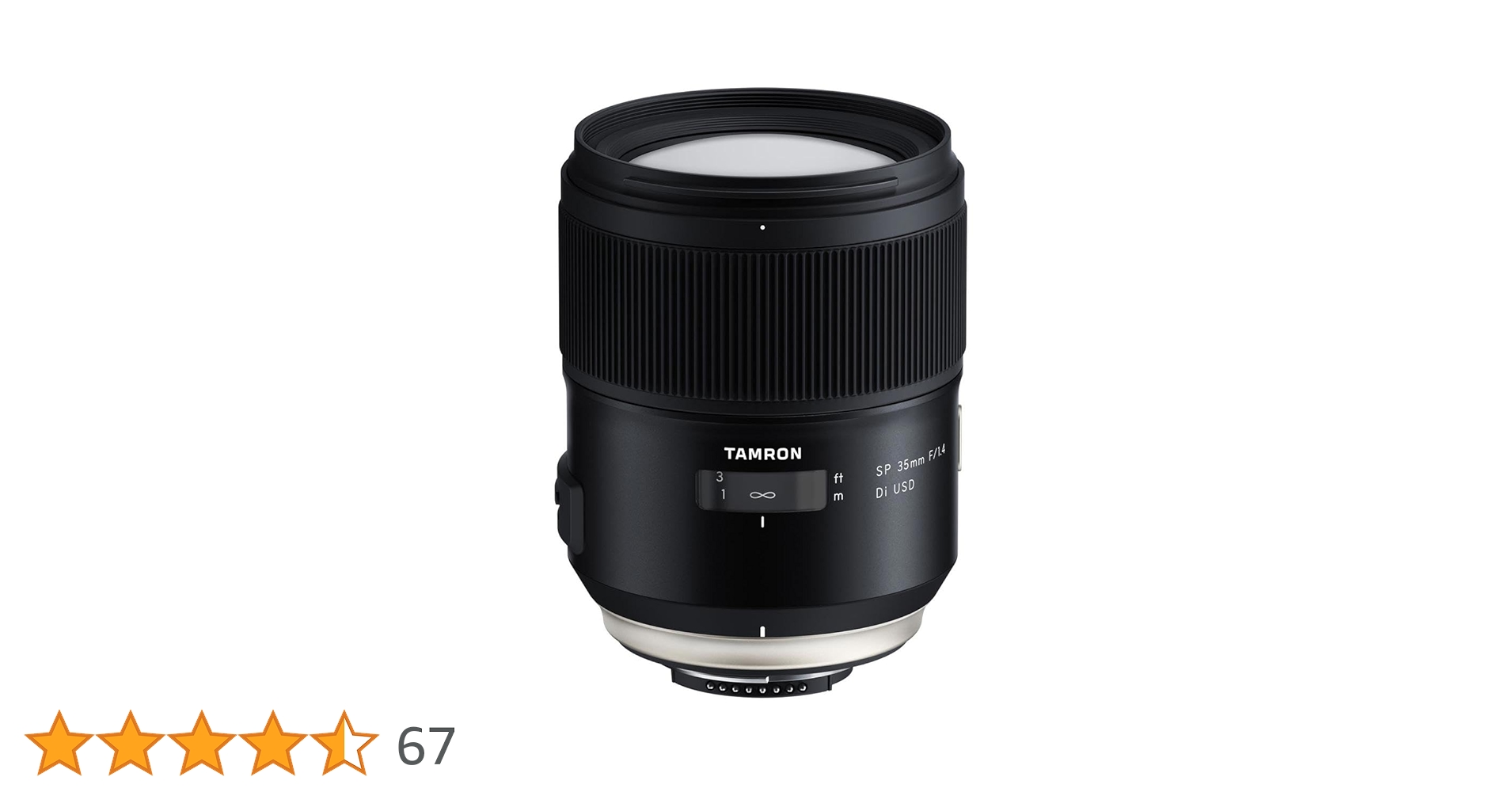 作例付外観傷ありTAMRON SP 35mm F1.4 / （キヤノンEF用） 新品)TAMRON (タムロン) SP 35mm F1.4 Di USD/Model F045E